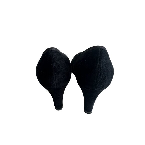 VANELI Womens Black Suede Pointed Heels Size 6 - Picture 8 of 8